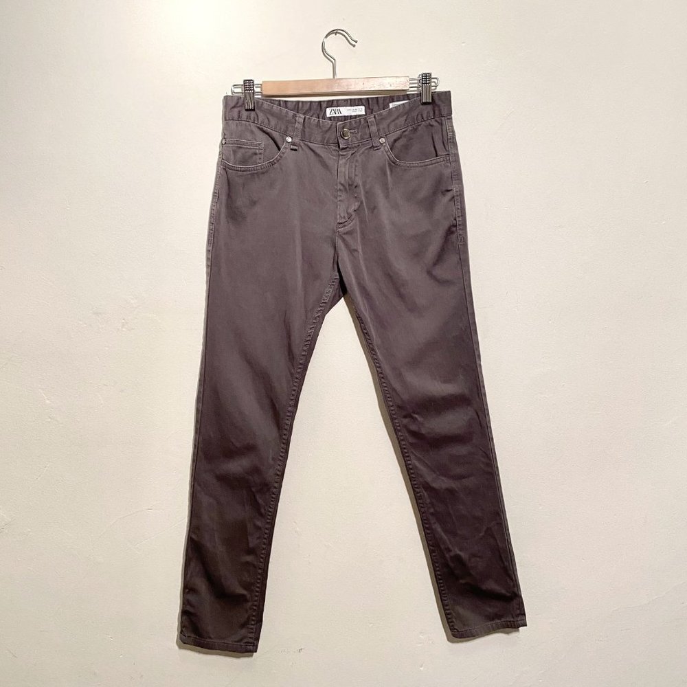 Zara Men's Gray Skinny‎ Fit Pants